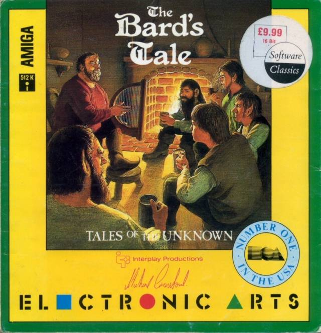 Bard's Tale box art for Amiga